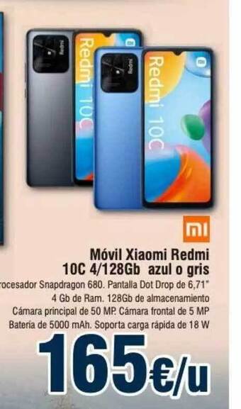 FROIZ Móvil Xiaomi Redmi 10c 4-128gb Azul O Gris oferta