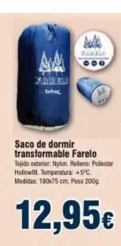 FROIZ Saco De Dormir Transformable Farelo oferta