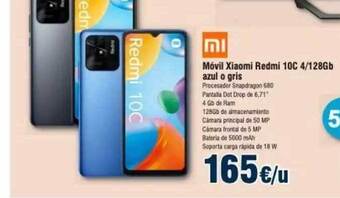 FROIZ Móvil Xiaomi Redmi 10c 4-128gb Azul O Gris oferta