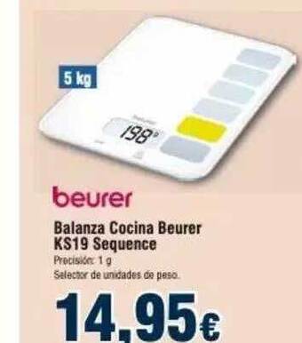 FROIZ Balanza Cocina Beurer Ks19 Sequence oferta