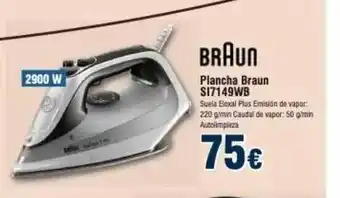 FROIZ Plancha Braun Si7149wb oferta