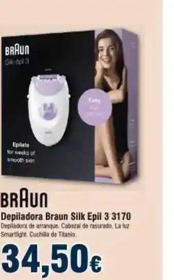 FROIZ Depiladora Brau Silk Epil 3 3170 oferta