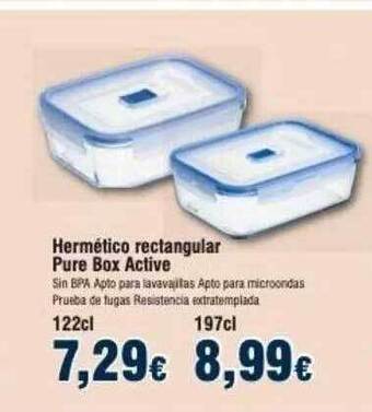 FROIZ Hermético Rectangular Pure Box Active oferta