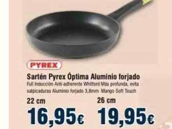 FROIZ Sartén Pyrex óptima Aluminio Forjado oferta
