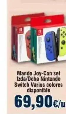 FROIZ Mando Joy-con Set Izda-dcha Nintendo Switch Varios Colores Disponibles oferta