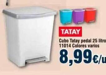 FROIZ Cubo Tatay Pedal 25 Litro 11014 Colores Varios oferta