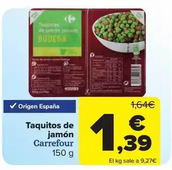 Carrefour Taquitos De Jamón Carrefour oferta