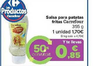 Carrefour Salsa Para Patatas Fritas Carrefour oferta