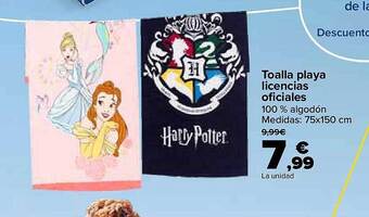 Carrefour Toalla Playa Licencias Oficiales oferta