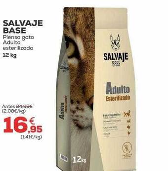 Kiwoko Salvaje Base Pienso Gato Adulto Esterilizado oferta