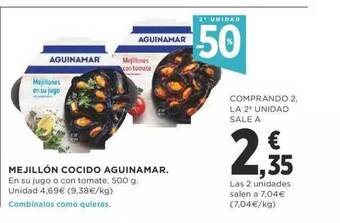 Supercor Exprés 2a Unidad -50% Mejillón Cocido Aguinamar oferta