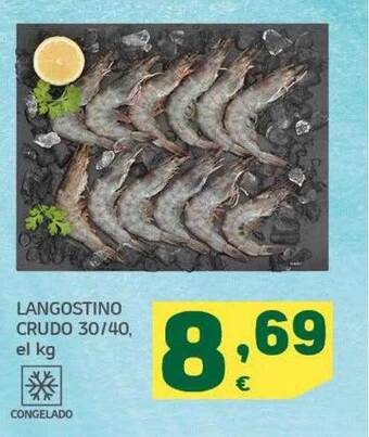 HiperDino Langostino Crudo 30 40 oferta