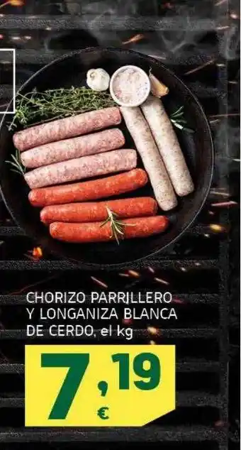 HiperDino Chorizo Parrillero Y Longaniza Blanca De Cero oferta