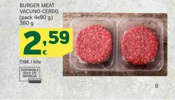 HiperDino Burger Meat Vacuno-cerdo oferta