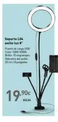 Soporte L04 Anillo Luz 8