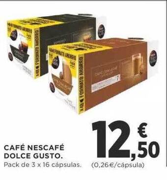 Supercor Café Nescafé Dolce Gusto oferta