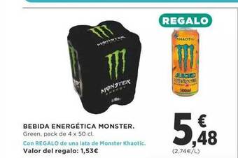 Supercor Bebida Energética Monster oferta