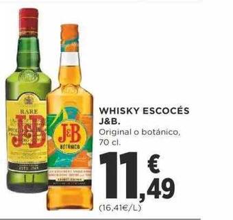 Supercor Whisky Escocés J&b oferta