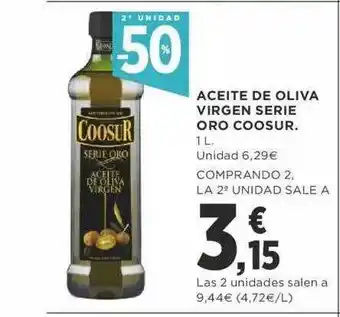 Supercor 2a Unidad -50% Aceite De Oliva Virgen Serie Oro Coosur oferta