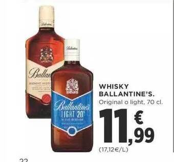 Supercor Whisky Ballantine's oferta