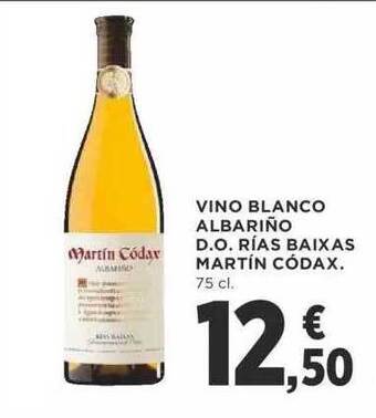 Supercor Vino Blanco Albariño D.o. Rías Baixas Martín Códax oferta