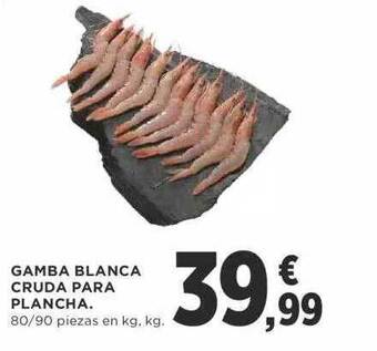 Supercor Gamba Blanca Cruda Para Plancha oferta