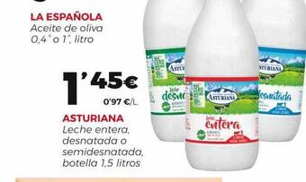 Supermercados Lupa Asturiana Leche Entera Desnatada O Semidesnatada oferta