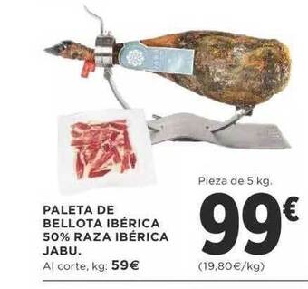 Supercor Paleta De Bellota Ibérica 50% Raza Ibérica Jabu oferta