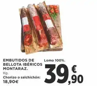 Supercor Embutidos De Bellota Ibéricos Montaraz Kg oferta