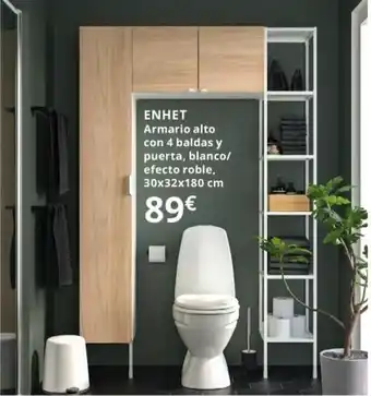 IKEA Enhet Armario alto con 4 baldas y puerta oferta