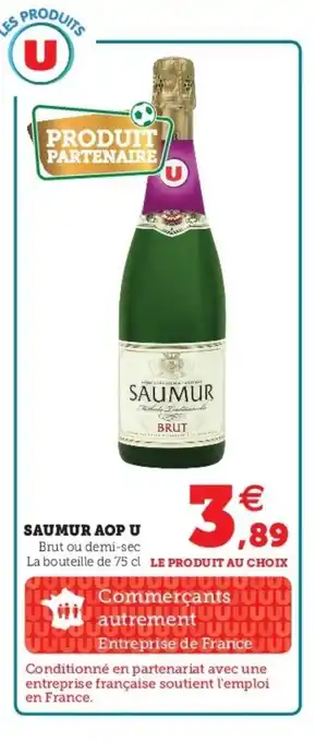 Super U Saumur aop u offre