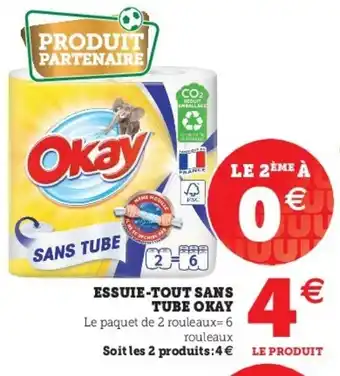 Super U Essuie-tout sans tube okay offre