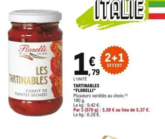 E.Leclerc Tartinables Florelli offre