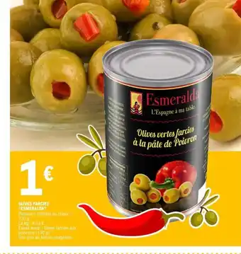 E.Leclerc Olives Farcies Esmeralda offre