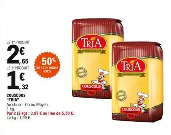 E.Leclerc Couscous Tria offre