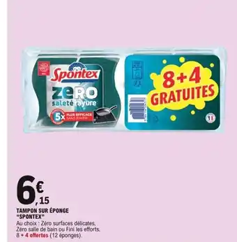 Tampon Sur éponge Spontex