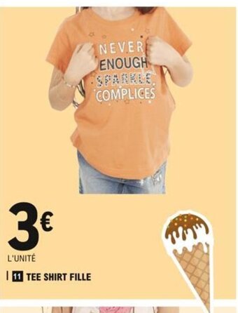E.Leclerc Tee Shirt Fille offre