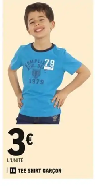 E.Leclerc Tee Shirt Garçon offre