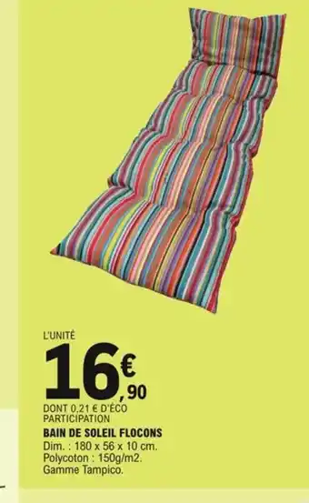E.Leclerc Bain de Soleil Flocons offre