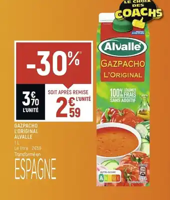 Spar Alvalle Gazpacho l'Original offre