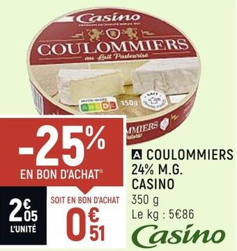 Spar Casino coulommiers 24% m.g. offre