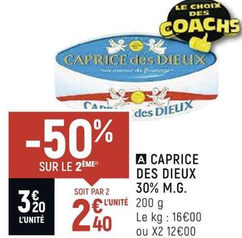 Spar Caprice des dieux caprice des dieux 30% m.g. offre