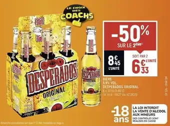 Spar Desperados original bière 5,9% vol. offre