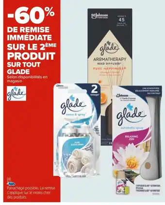 Carrefour Glade bon plan sur tout glade offre
