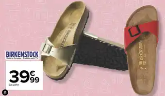 Carrefour Birkenstock mule femme ou homme offre