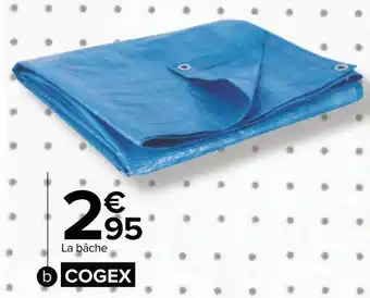 Carrefour Cogex bâche protection bleue 2 x 3 m offre