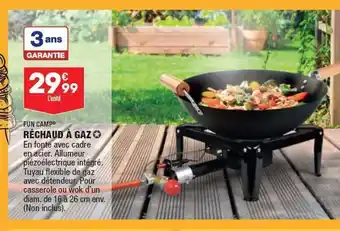 ALDI Réchaud à gaz offre
