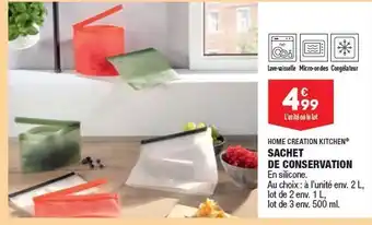 ALDI Sachet de conservation offre