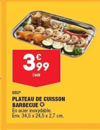 ALDI Plateau de cuisson barbecue offre