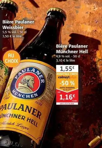Colruyt Bière paulaner munchner hell offre
